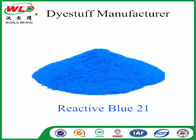 Custom Non Toxic Fabric Dye Reactive Turquoise Blue WGE C I Blue 21